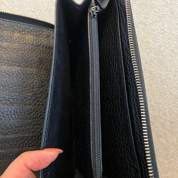 GUC - Gucci SoHo Pebbled Leather Wallet - Picture 9 of 11